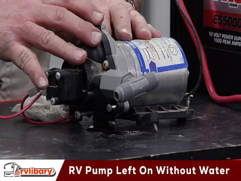 RV Pump Left on Without Water