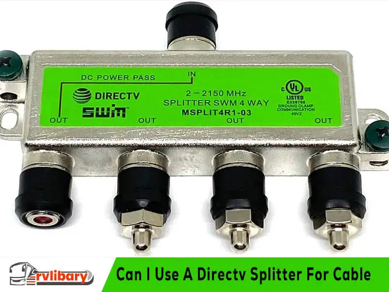can i use a directv splitter for cable