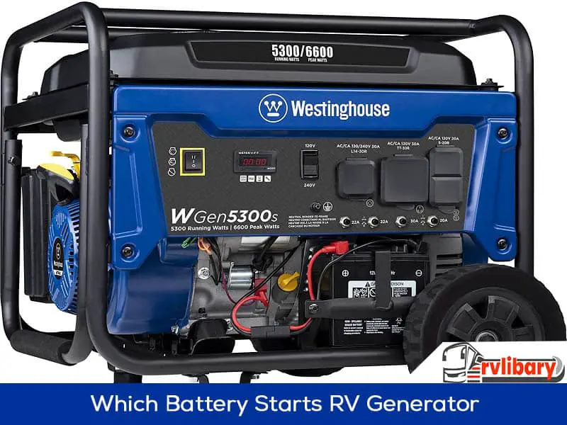 Which Battery Starts Rv Generator