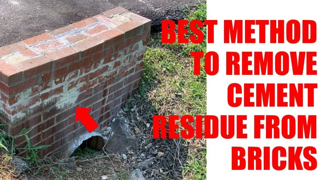 How to Remove Dry Cement from Brick Pavers