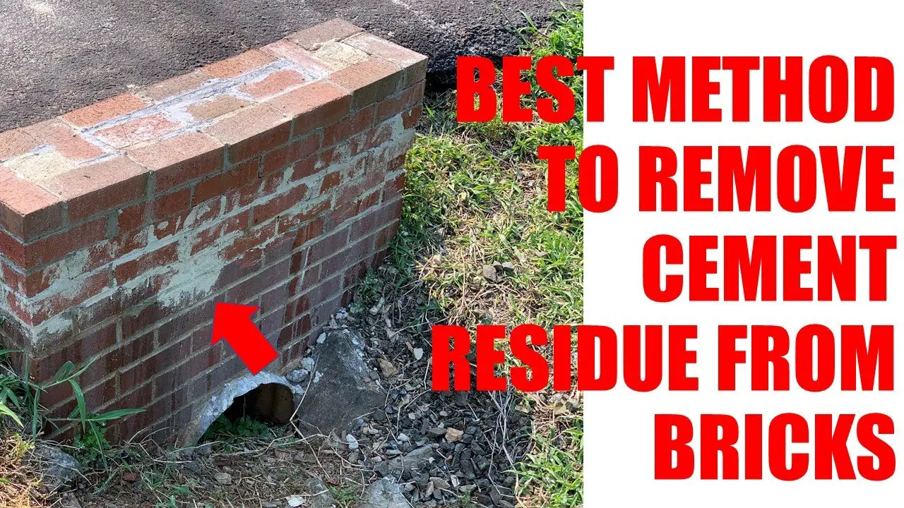 How to Remove Dry Cement from Brick Pavers